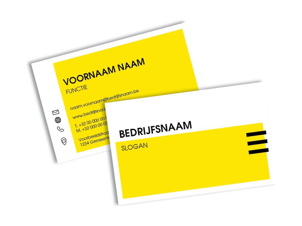 Visitekaartjes voor ondernemers R/V 3