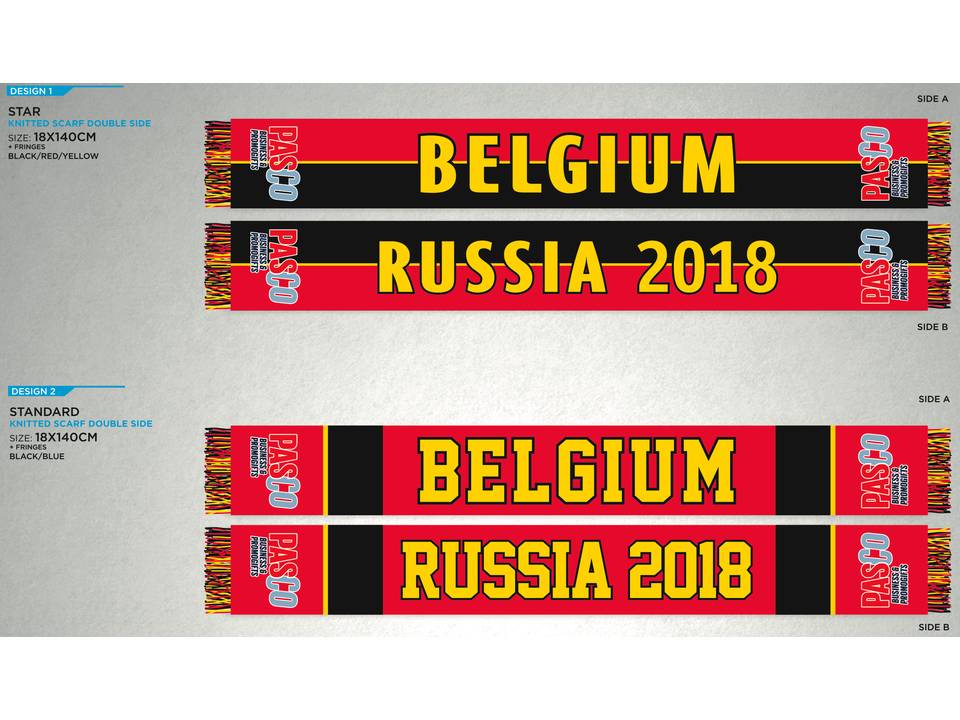 Eigen design Voetbal Sjaals Premium 13