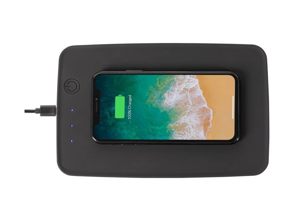 Anti-bacteriën oplaadbox met UV-C technologie met oplichtend logo 2