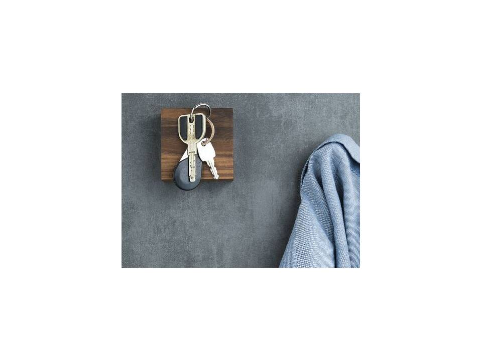 Magnetische wandkubus van acaciahout 2