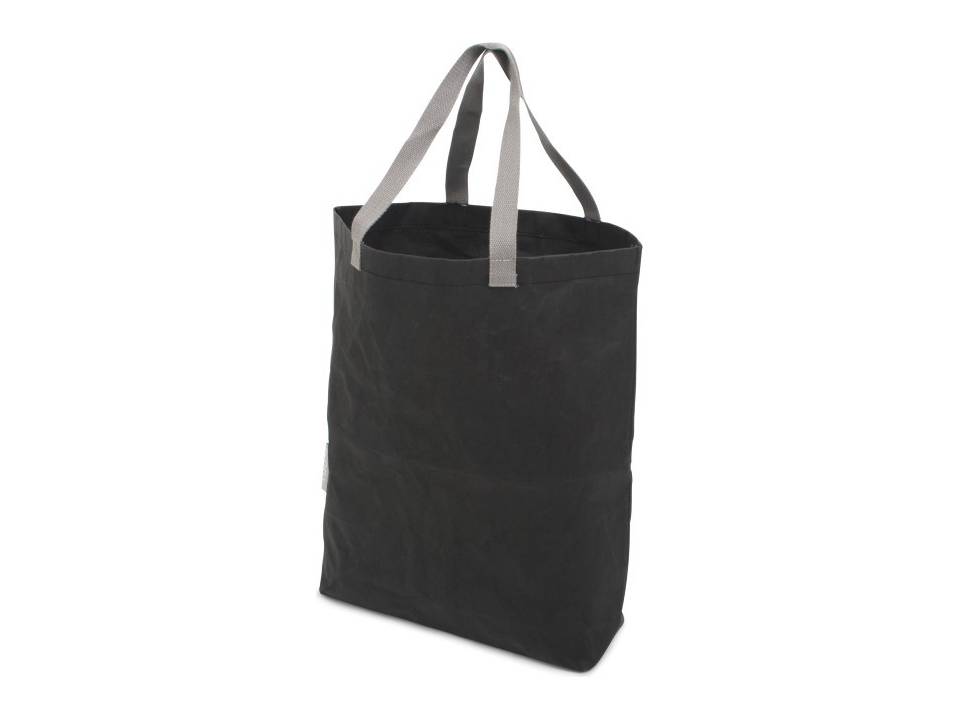 Washed Kraft Paperbag zwart