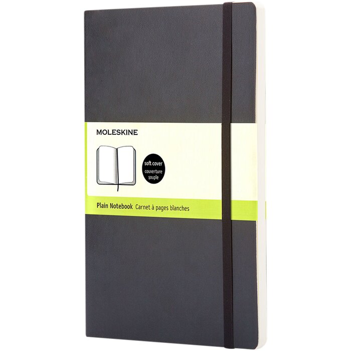 Classic Large soft cover notitieboek met effen papier