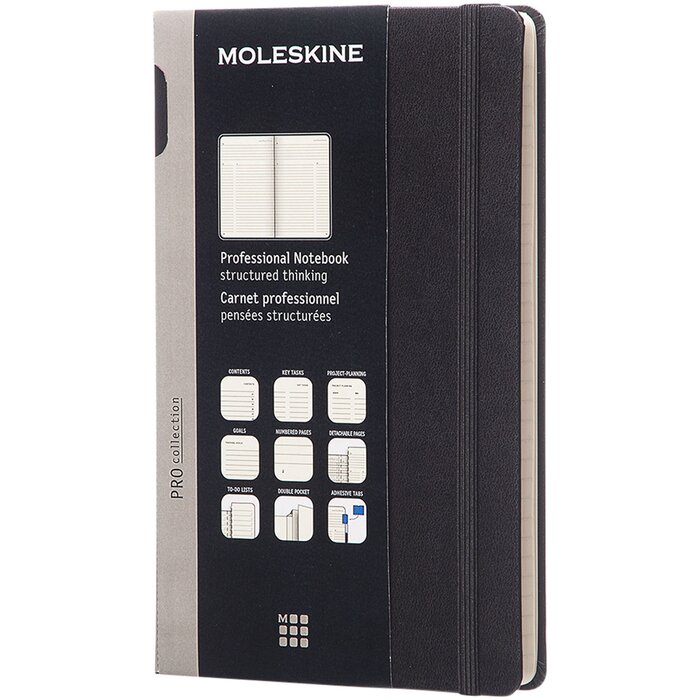 Moleskine Pro notitieboek L hard cover