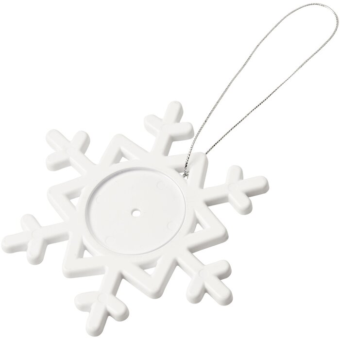 Sneeuwvlok magneet met hanger
