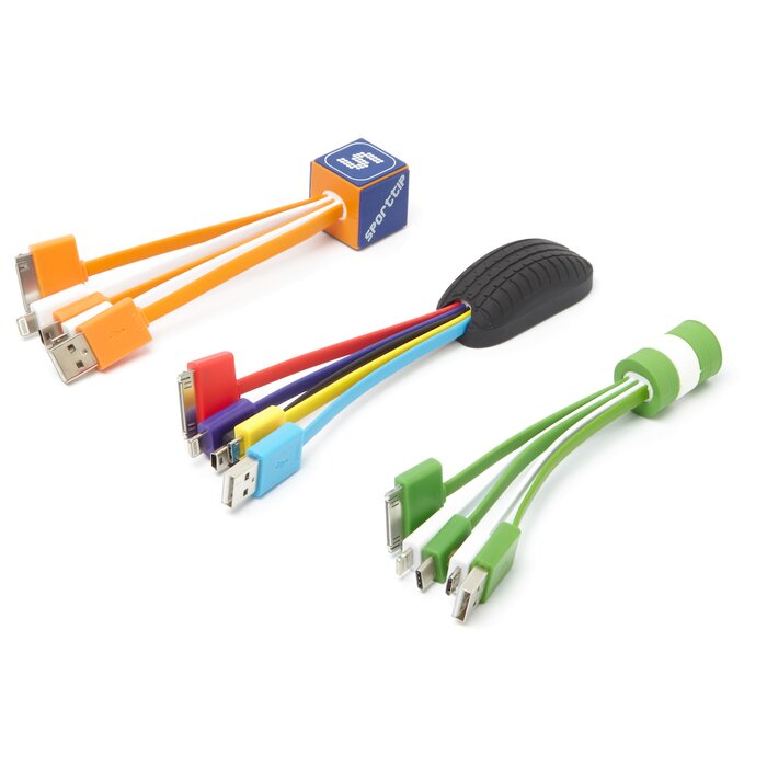 4SOME usb laadkabel met logo 3D uitvoering