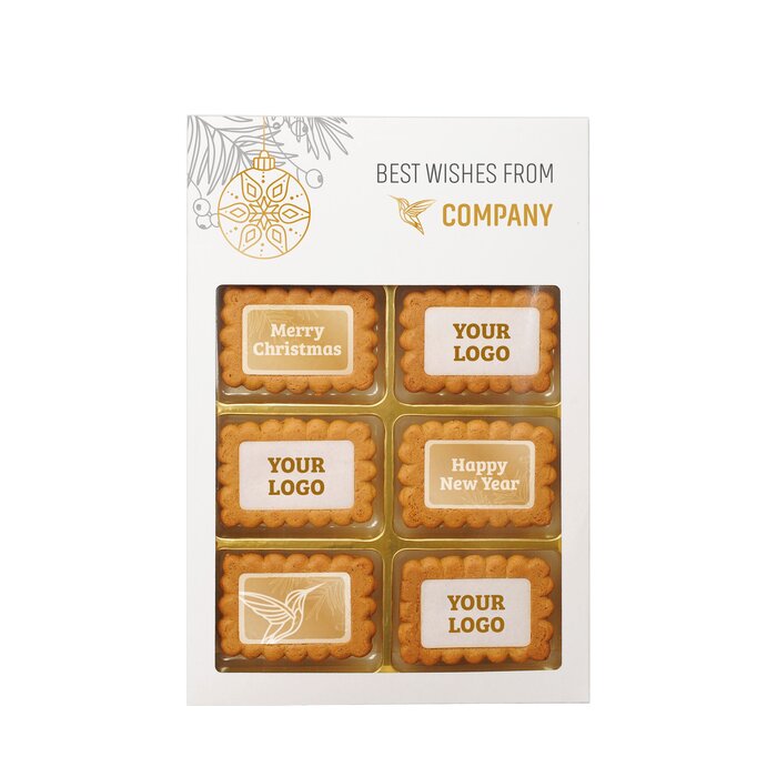 8 koekjes in een doos
