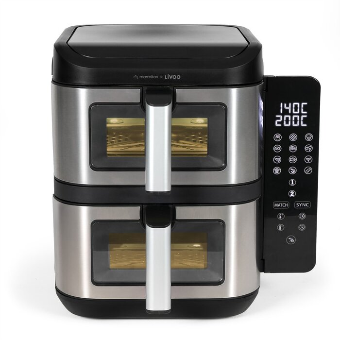air-fryer-double-tray-11-l-livoo-x-marmiton