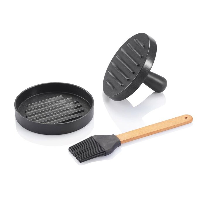 Barbecue set inclusief hamburgerpers