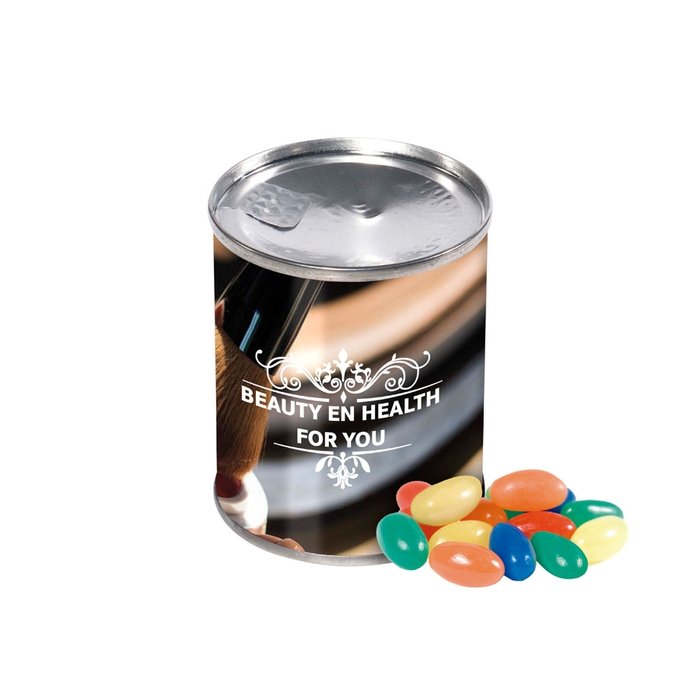 Blikje jelly beans bedrukken