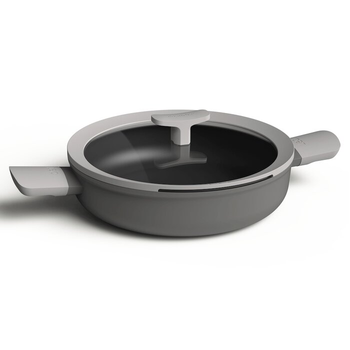 Braadpan met 2 korte handgreep en deksel 26cm - Leo