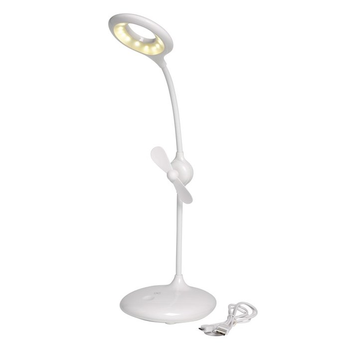 Bureaulamp met ventilator