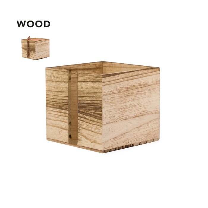 Eco servetten houder van hout