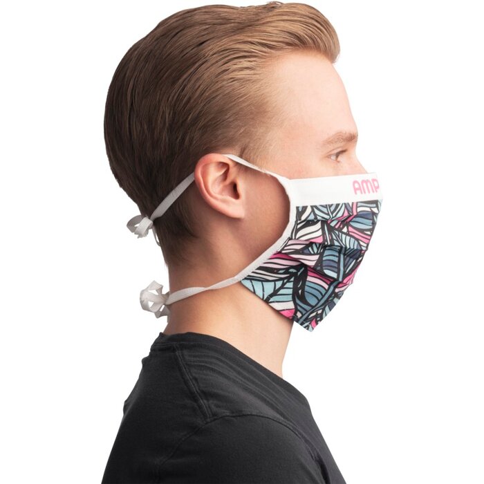 Herbruikbaar sublimatie mondmasker met koordjes