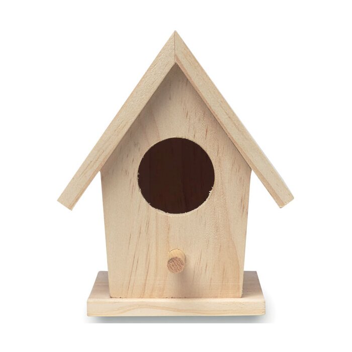 Houten vogelhuisje bedrukken