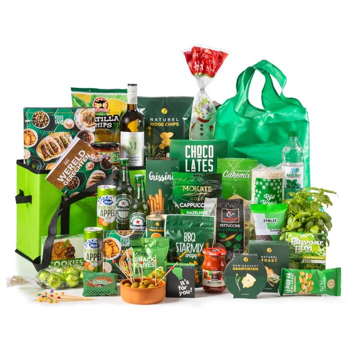 Kerstpakket Volume Topper in groen