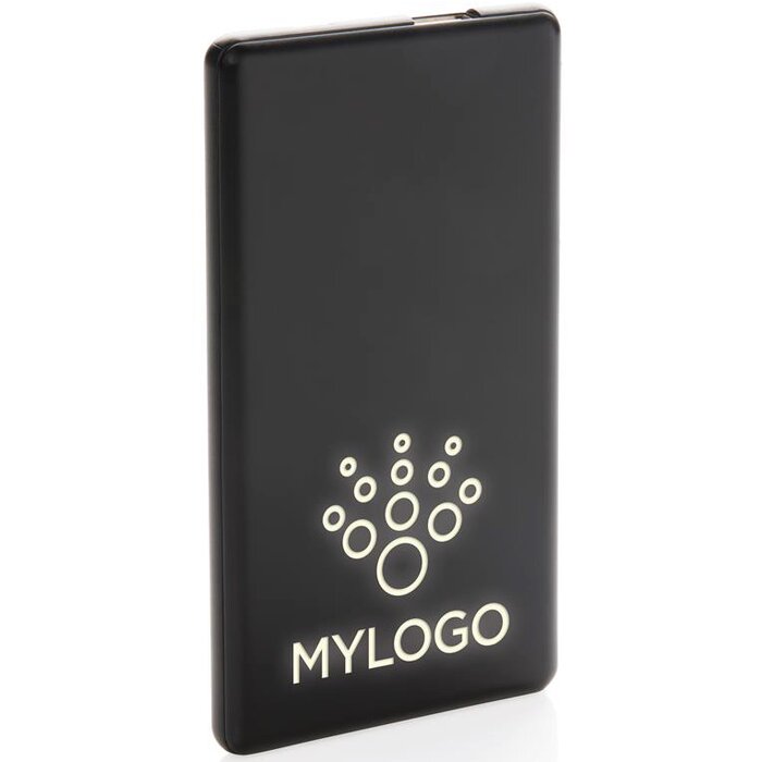 Light up logo powerbank - 4000 mAh