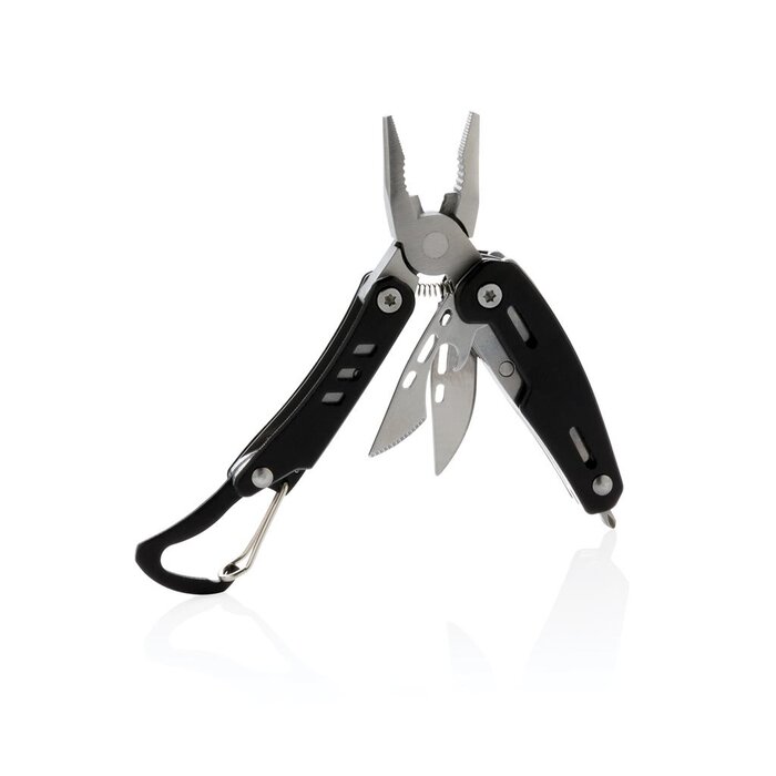 Solid mini multitool met karabijnhaak