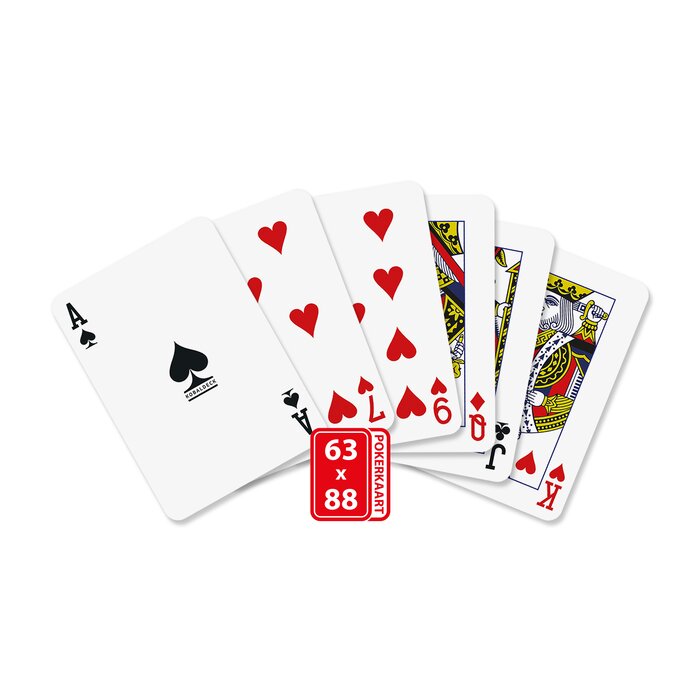 Pokerkaarten in doosje