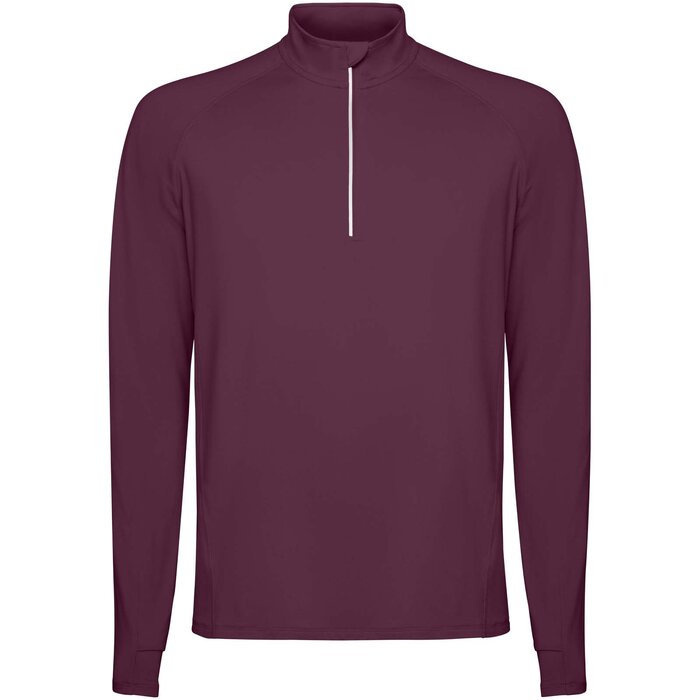 Estambul herensweater met lange mouwen en halve rits bexdrukken