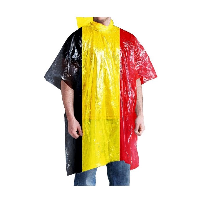 Regenponcho voor fans