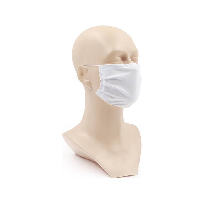 Stoffen mondmasker in kleur wit - Wasbaar - voor kinderen