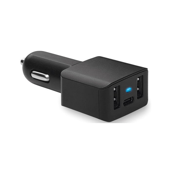 USB auto-oplader bedrukken