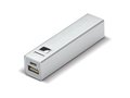 Powerbank aluminium - 2600 mAh 5