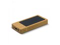 Powerbank bamboe met zonnecellen 8.000mAh