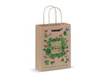 Papieren kraft tas 90g/m² 22x18x8cm