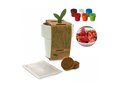 Hot-but-cool beker met aardbeien zaadjes