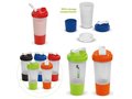 Shaker sportfles met opbergvakje voor sport supplementen - 500 ml 22