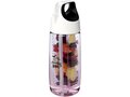 HydroFruit 700 ml drinkfles van gerecycled plastic met klapdeksel en infuser 1