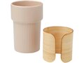 Fika 340 ml beker met bamboe hoes 8
