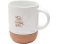 Billie 300 ml mok van keramiek met kurkdetails en matte afwerking 2