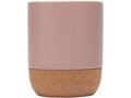 Billie 300 ml mok van keramiek met kurkdetails en matte afwerking 8