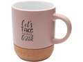 Billie 300 ml mok van keramiek met kurkdetails en matte afwerking 7