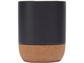 Billie 300 ml mok van keramiek met kurkdetails en matte afwerking 16