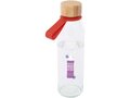 Porto 500 ml glazen waterfles met siliconen handgreep en bamboe deksel 6