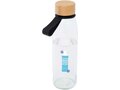 Porto 500 ml glazen waterfles met siliconen handgreep en bamboe deksel 21