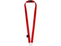 Gerecyclede PET lanyard met twee haken 8