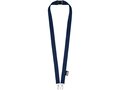 Gerecyclede PET lanyard met twee haken 11