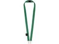 Gerecyclede PET lanyard met twee haken 18