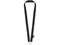 Gerecyclede PET lanyard met twee haken 21