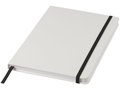 Wit A5 notitieboek met gekleurde sluiting