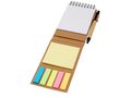 Flipper blok met sticky notes met balpen (zwarte inkt)