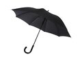 Luxe paraplu met carbon look en gebogen handvat - Ø114 cm