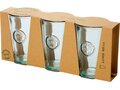 Driedelige glazen set van gerecycled glas - 300 ml 5