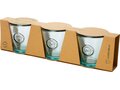 Driedelige waterglazen set van gerecycled glas - 250 ml 2