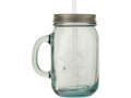 Juggo beker van gerecycled glas met rietje - 550 ml 4