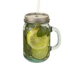 Juggo beker van gerecycled glas met rietje - 550 ml 5